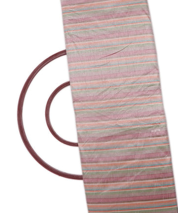 multi colour plain shimmer fabric